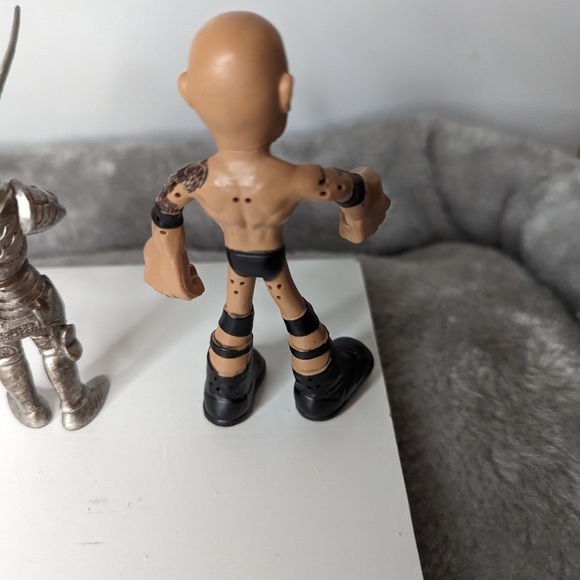 WWE figure, ea Madden NFL figure, Schleich knight figure - Picture 3 of 12